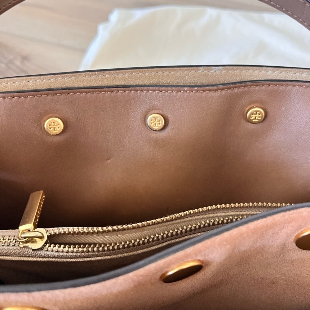 Tory Burch Lee Radziwill Small double bag in Tiramisu - Picture 9 of 12